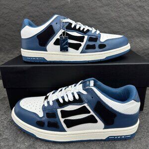 Amiri Navy Low-Top Knitted Sneakers